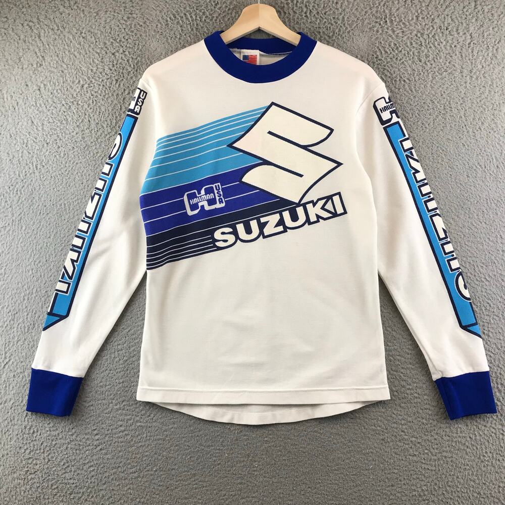 Vintage O'Neal Suzuki of Van Nuys 1982 Motocross Jersey‎ LongSleeve Size S